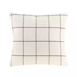 Подушка Homelines textiles drill check 45х45см cream