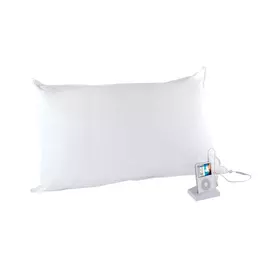 Подушка со встроенным динамиком Kanguru белая 45х75 см