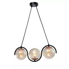 Подвес Rivoli Apollo P3 Черный/медь 3хE14 40W