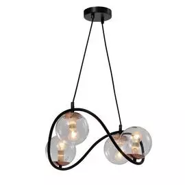 Подвес Rivoli Apollo P4 Черный/медь 4хE14 40W