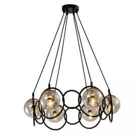 Подвес Rivoli Ariadna P6 Черный/античное золото 6хE14 40W