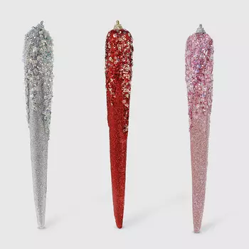 Подвеска Ad trend NY сосулька 26 см в ассортименте