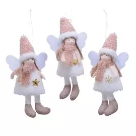 Подвеска декор Kaemingk ангелочек 17 см в ассортименте
