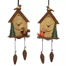 Подвеска декор Kaemingk часы 9х13 см в ассортименте