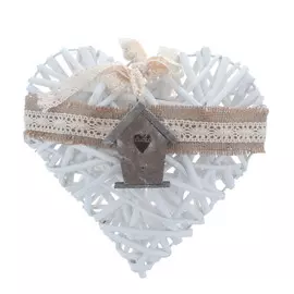 Подвеска декоративная Dekor pap сердце 25х4см