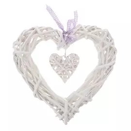 Подвеска декоративная Dekor pap сердце 25см