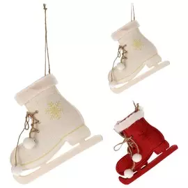 Подвеска декоративная Koopman NY коньки 15x2x13 см в ассортименте