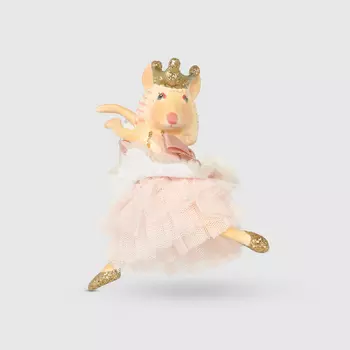 Подвеска елочная Goodwill мышка-принцесса 10 см, в ассортименте
