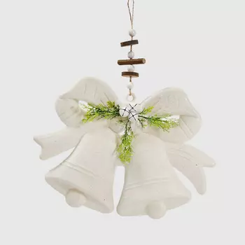 Подвеска новогодняя Due Esse Christmas колокольчик 27 см