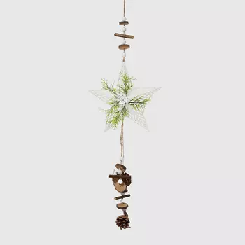 Подвеска новогодняя Due Esse Christmas звезда 19 см