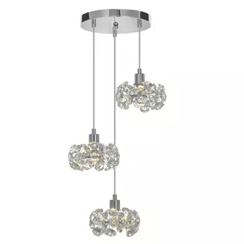 Подвесной светильник Citilux Betsy EL322P03.1 хрустальный хром