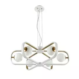 Подвесной светильник Maytoni MOD431-PL-06-WG Белый с Золотом 6хG9х40W