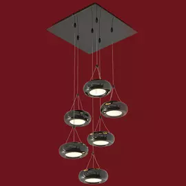 Подвесной светильник светодиодный Citilux Орбита черный хром CL707163