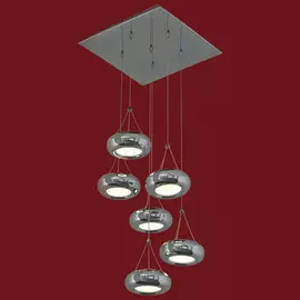 Подвесной светильник светодиодный Citilux Орбита хром CL707161