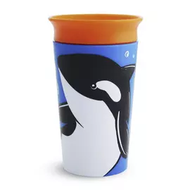 Поильник-непроливайка Munchkin MIRACLE 360° ЭКО Косатка 296 мл