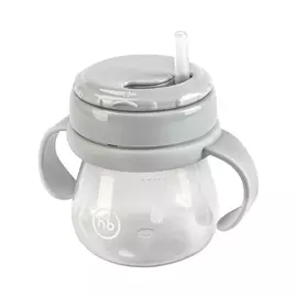 Поильник с трубочкой и ручками Happy Baby aqua 25 0мл