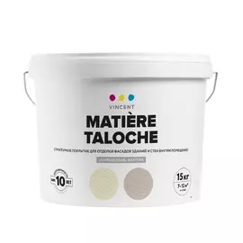 Покрытие декоративное Vincent Матьер талоше 15 кг (s-3)