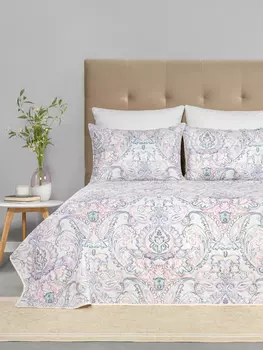 Покрывало Cassia Демре 230x250/50х70-2 3 предмета розовый