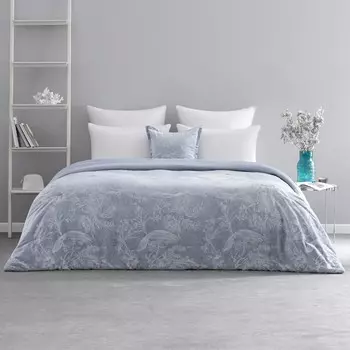 Покрывало Estia Примавера серо-голубой 240х260 см