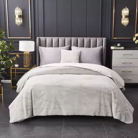 Покрывало Sofi De Marko Антуан серое 220х240 см