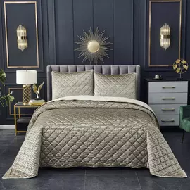 Покрывало Sofi De Marko Леонтия бежевое 240х260 см