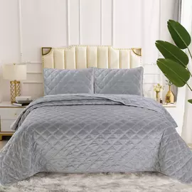 Покрывало Sofi De Marko Офира серо-черное 230х250 см