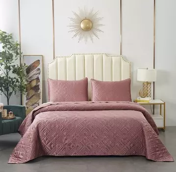 Покрывало Sofi De Marko Себастьян 230х250 пепельная роза