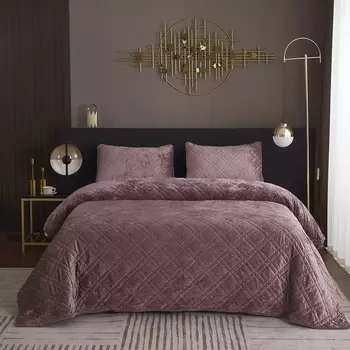 Покрывало Sofi De Marko Селена 240х260 пепельная роза