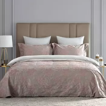 Покрывало Togas Бриали розовый 260x260 см и наволочки 50x70 см-2шт. 3 предмета