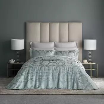 Покрывало Togas Дамиани бирюзовый 260x260 см, 50x70 см-2, 3 пр.