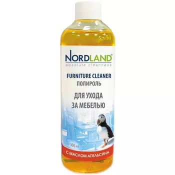 Полироль Nordland для ухода за мебелью с маслом апельсина 300 мл