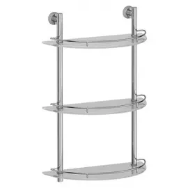 Полка 3-х ярусная Fbs Luxia 40 см LUX 082