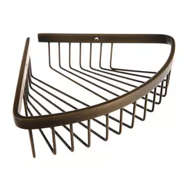 Полка FUENTE REAL полукруглая угловая одинарная бронза