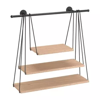 Полка подвесная трёхъярусная Qwerty 67,5х20х62 см