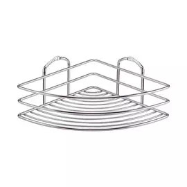 Полка Teknotel Угловая серебряная 21х21х9 см