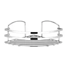 Полка Teknotel Угловая серебряная 24х24х17 см