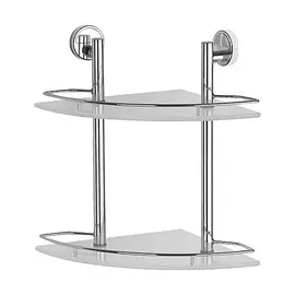 Полка угловая 2-х ярусная Fbs Ellea 38 см ELL 072