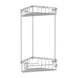 Полка угловая 2-х ярусная Fbs Ryna 18/18 см RYN 003