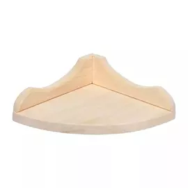 Полка угловая Банные штучки одноярусная лиственная порода