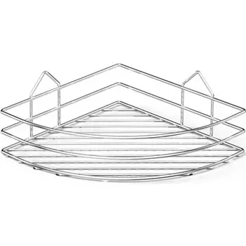 Полка угловая Teknotel 1 ярус хром