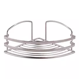 Полка в ванную Teknotel угловая 1 ярус глянцевая