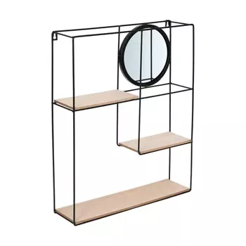 Полка-зеркало подвесная Qwerty Вертикаль 40х10х50 см