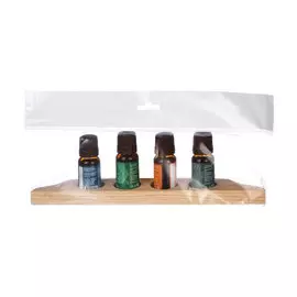 Полочка с эфирными маслами Доктор баня "Уютная Банька" на водной основе 4 шт