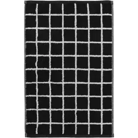 Полотенце CAWO Check белое с чёрным 30х50 см