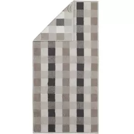 Полотенце CAWO Check платиновое 70х140 см