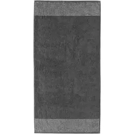 Полотенце CAWO Two-Tone антрацит 80х150 см