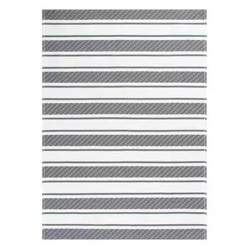 Полотенце Cleanelly Basic accent бело-серый 50х70 см