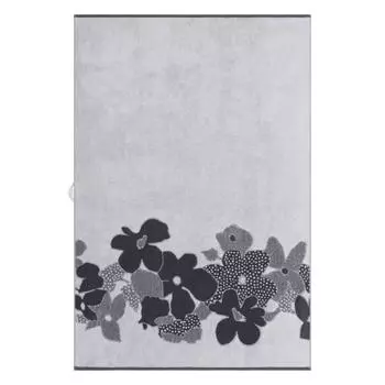 Полотенце Cleanelly Collection Petunia бело-черный 50х100 см