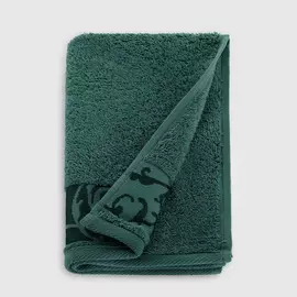 Полотенце Cleanelly Curly Rose зелёное 30х50 см