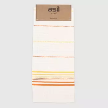 Полотенце кухонное Asil stripe оранжевый/бежевый 45х70 см